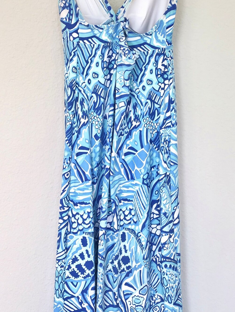 Helen Jon Gypsy Maxi Dress - Blue Grotto Pattern In Size Small - RARE - Picture 5 of 6